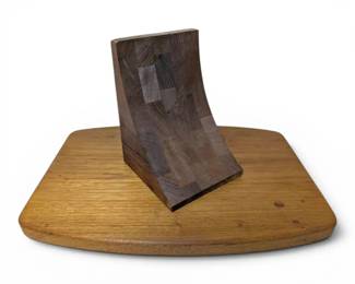 Danish Wooden Bookend Cutting Board