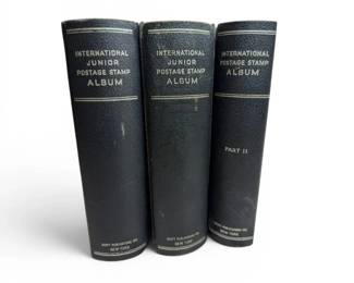International Junior Postage Stamp Albums w 1900s Stamps