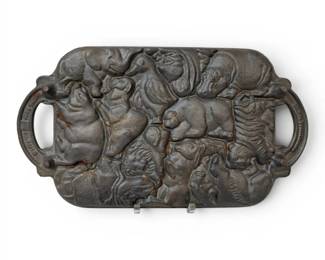 John Wright Cast Iron Animal Puzzle Mold