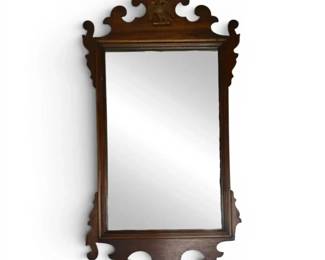 Wooden ChippendaleStyle Wall Mirror