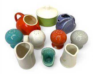 Mini Ceramic Pitchers, Fiestaware Salt Shakers, More