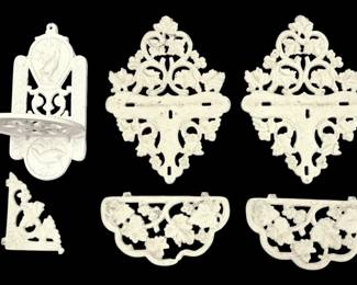 Painted Cast Iron Wall Art