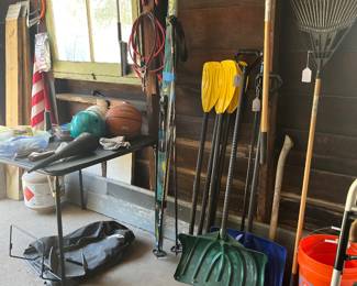 Yard tools gas cans
