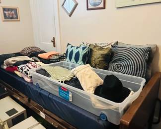 Hospital Bed, men’s clothing