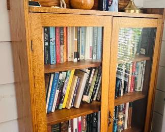 Books and oak Bookcase