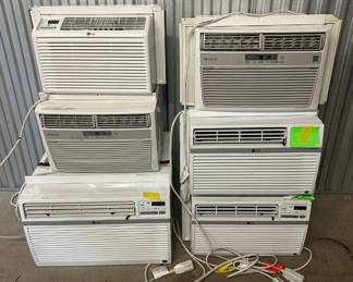 Lot #23 Lot of 5 LG Frigidaire Window Air Conditioner Units AC Colorado Summer