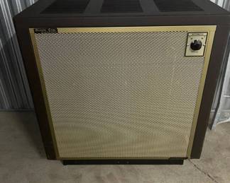 Lot #55 Wonder Coal Automatic Stoker Coal Heater Stove Vintage Mid Century Brown