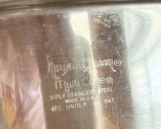 vintage royal Queen pots/pans