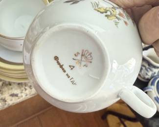 vintage Asian tea set