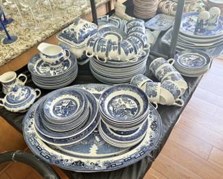 johnson brothers Churchill willow dishes & others