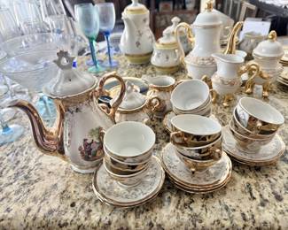 vintage Asian tea set