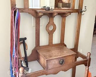 Vintage hall tree