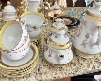 vintage Asian tea set