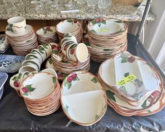 Vintage Apple Franciscan ware Dishes
