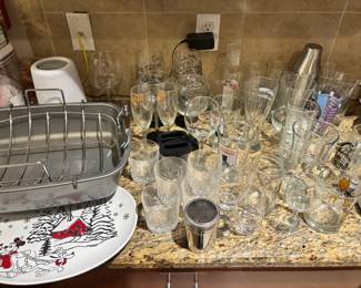 Disney and vintage glassware