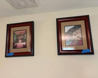 Framed artwork