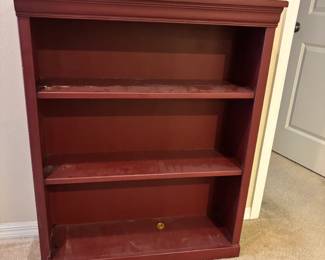 Wooden 3 shelf bookcase