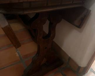 Antique Drop-Leaf Dining Table and Chairs