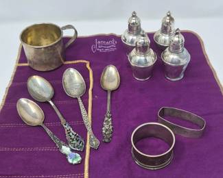 14 MixedSterlingSilverServingPieces