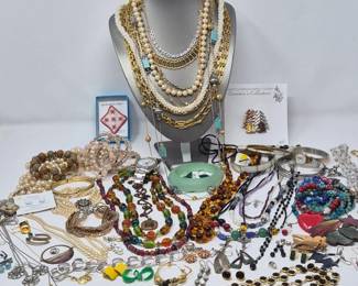 120 MixedJewelryLotFashionCostumeSomeStamped