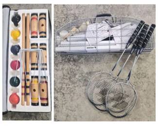 132 SportcraftCroquetBadmintonSets
