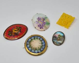 91 VintageAntiqueBroochCollection