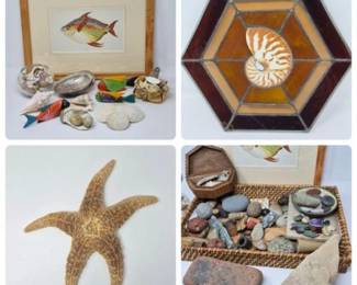 131 BytheShoreDecorShellsRocksUniqueFinds