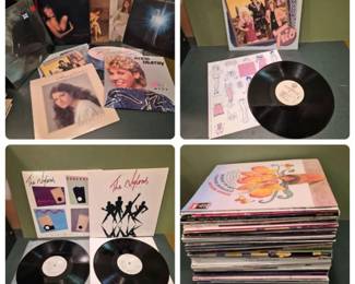 58 VintageLPCollectionCarlySimonLRonstadtTheNylonsMore