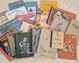 167 CollectionofVintageChildrensHardbackBooks1930s1990s