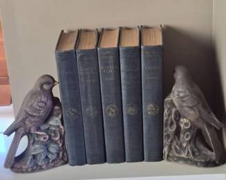 79 1920sVintageNatureLibraryCollectionBirdBookends