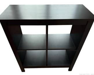 Black IKEA Cube Storage Shelf