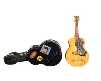 Elvis Presley Guitar and Case Salt and Pepper Set