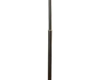 IKEA Nickel Plated Floor Lamp with 2 Bulbs White Shade
