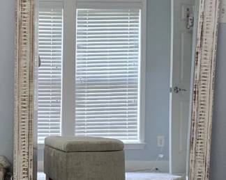 Large Distressed Floor Wall Mirror