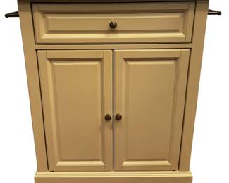Granite Top Small White Portable Rolling Kitchen Island Storage Cart Microwave Stand