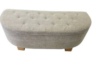 Flip Top Storage Bench with Tufted Top
