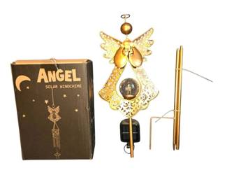 Solar Metal Angel Yard Decor