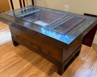 VINTAGE JAPANESE HIBACHI COFFEE TABLE 