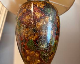 CHINESE CLOISONNE LAMPS