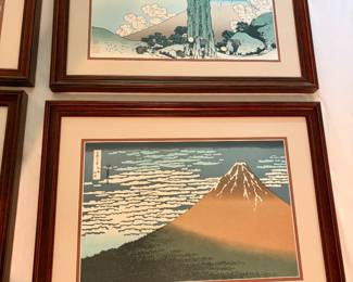 KATSUSHIKA HOKUSAI FRAMED ART 
