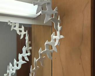Ceramic Seagull wind chime