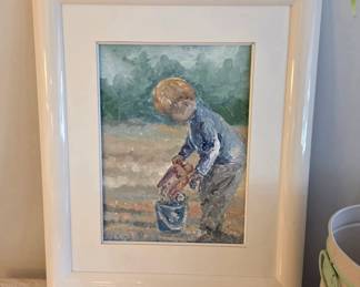 Watercolor by Canadian artist Marjolyn Van Der Hart