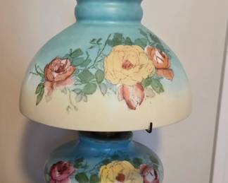 Antique oil lamp