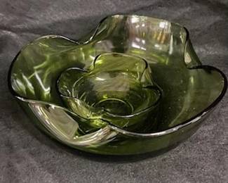 2 pc. Anchor Hocking Chip & Dip Bowl Set