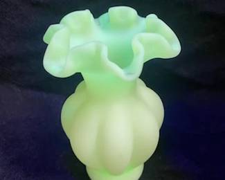 Fenton Melon Vase