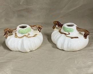 Roseville Ming Tree Candleholders
