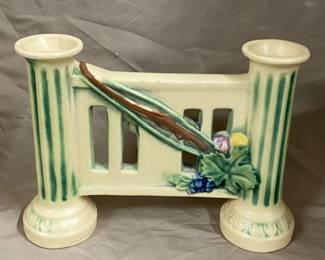 Roseville Corinthian Dbl. Bud Vase