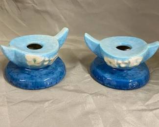 Pr. Roseville Wincraft Candleholders- Small