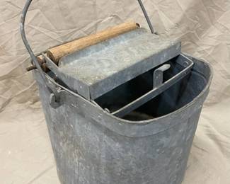 Deluxe Galvanized Mop Bucket