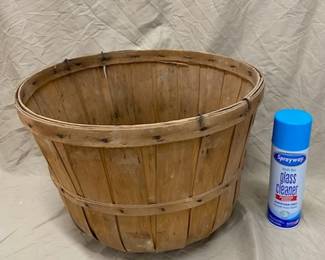 Wooden Bushel Basket